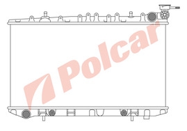 272808-0 РАДИАТОР ОСНОВНОЙ  342 x 657 x 16 mm 1.6 i 16V1.8 i 16V2.0 i 16V MA