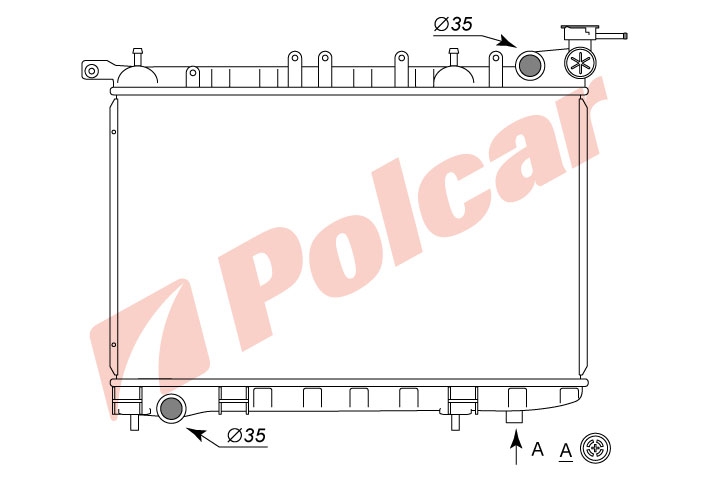 273108-1 ALMERA  0995-  14,16  РАД.535X324 M