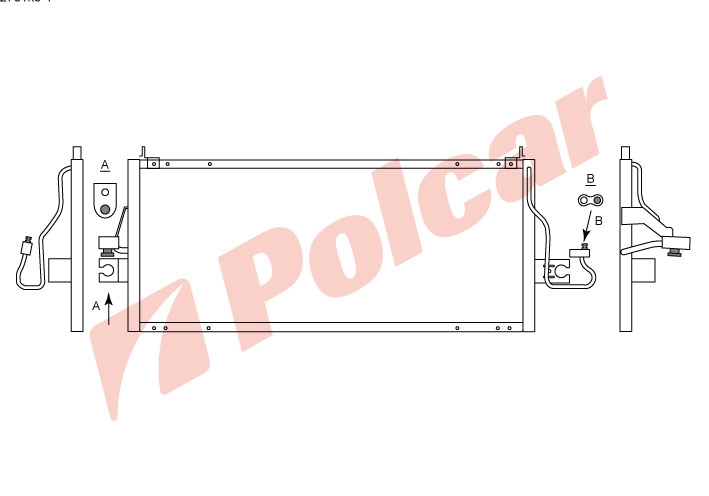 2731K8C1 ALMERA  0995-  РАДИАТОР КОНДИЦИОНЕРА  DN5183