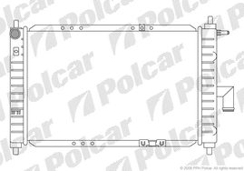 290208-3 MATIZ 01- РАДИАТОР 458X295X18  0.8;1.0M+-C   DW2046