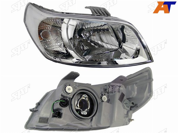 Фара CHEVROLET AVEO T250 08- 5D HBKDAEWOO GENTRA 08-11 5D HBKRAVON NEXIA R3 16- RH под корректор