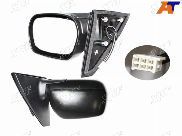Зеркало TOYOTA RAV4 00-05 RH рег-ка, обогрев, 5конт