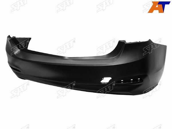 Бампер задний BMW F30 15-19 под одну трубу