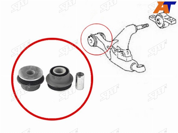 Сайлентблок переднего нижнего рычага передний TOYOTA MARK X 04-09CROWNMAJESTA 03-08 LEXUS GS4303