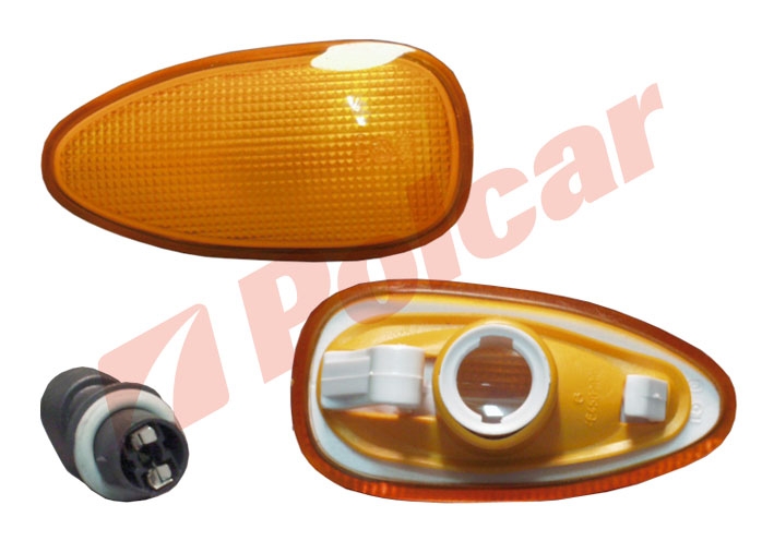 3018195E BRAVOBRAVA 95-01 ПОВТОРИТЕЛЬ ПОВОРОТА L=R ЖЕЛТЫЙ