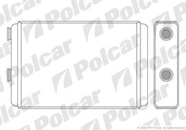 3022N8-1 MUSA 04-Радиатор печки
