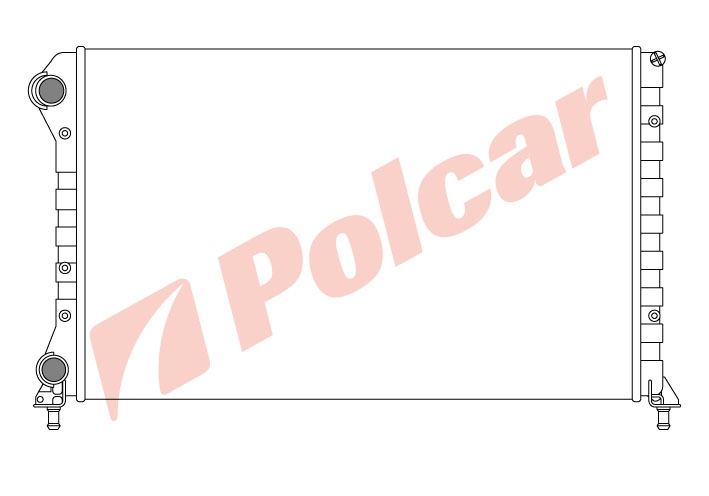304008-3 DOBLO  00-06 РАДИАТОР ОСНОВНОЙ 1.21.41.61.9D1.9TD M-+C  FT2261