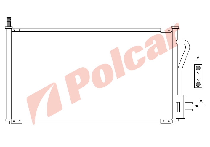 3201K8C1 FOCUS 0898-  РАДИАТОР КОНДИЦИОНЕРА   FD5268