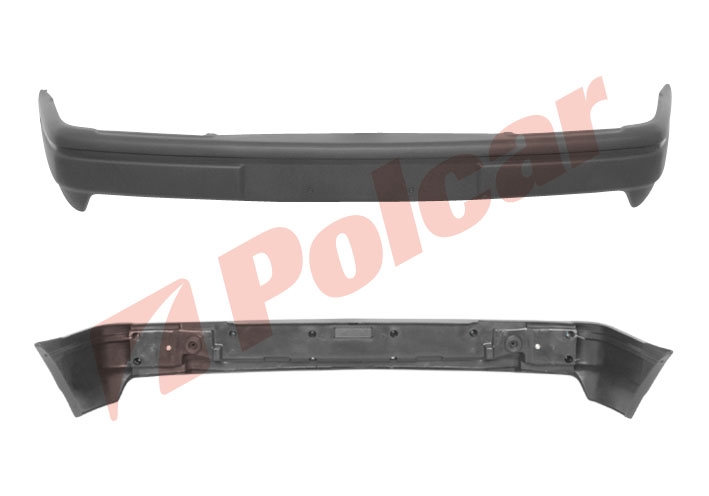 320907-X FIESTACOURIER 0489-1095 ПЕРЕДНИЙ БАМПЕР, ЧЁРНЫЙ, ПЛАСТИК