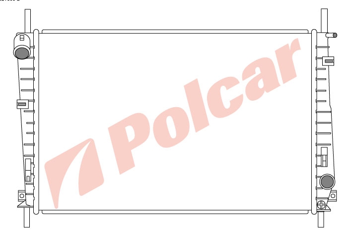 321808-2 MONDEO 00- 2.5 РАДИАТОР 620X385 M+C
