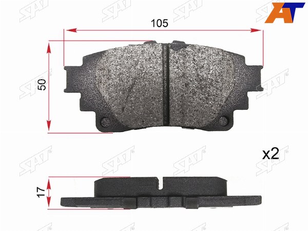 Колодки тормозные зад TOYOTA RAV4 18-CROWN 220 18-