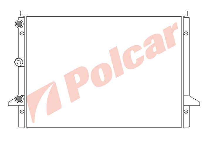 324008-2 PАДИАТОР  645 x 470 x 33 mm MA C+-