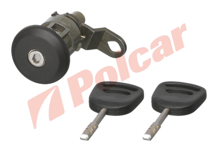 3246Z-13 TRANSIT 95-00 ВКЛАДЫШ ЗАМКА ПЕРЕДНЕЙ ЛЕВОЙ ДВЕРИ С КЛЮЧАМИ