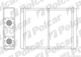 3250N8-1 MAVERICK 93-96 РАДИАТОР ОТОПИТЕЛЯ 178X152X32