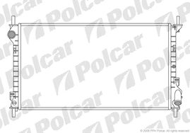 325608-3 TRANSIT TOURNEO CONNECT 02- РАДИАТОР ОСНОВНОЙ 703 x 388 x 26 mm