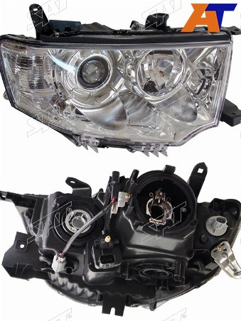 Фара MITSUBISHI PAJERO SPORT 08-17L200 13-16 RH под ксенон, с электрокорректором