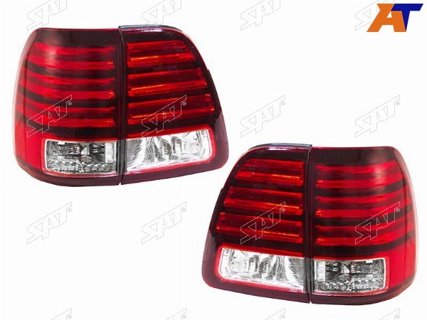 Фонарь задний+вставка TOYOTA LAND CRUISER 100 98-07 SPORT TYPE, LED, комплект