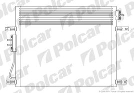 3430K8C1 GRAND CHEROKEE 0105- РАДИАТОР КОНДИЦИОНЕРА 585X460X21