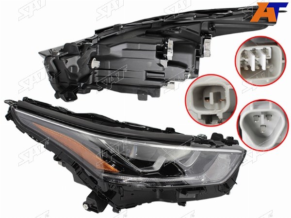 Фара TOYOTA HIGHLANDER 20- RH LED (ком-ия Люкс SAFETY)