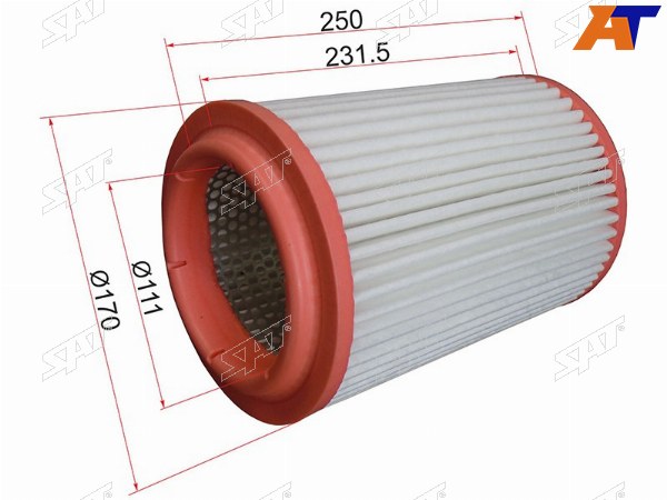 Фильтр воздушный KIA BONGO III 04-K2700 07-K2900 07-