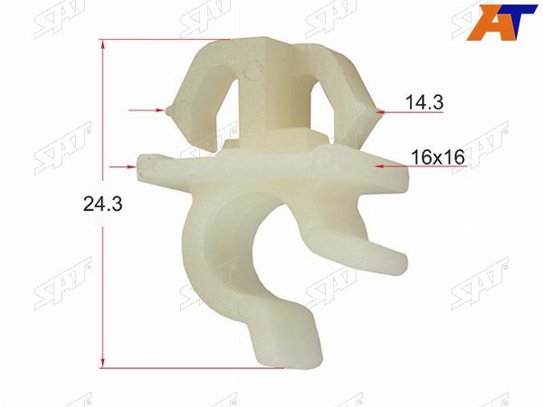 Клипса упора капота TOYOTALEXUS (1 шт.)