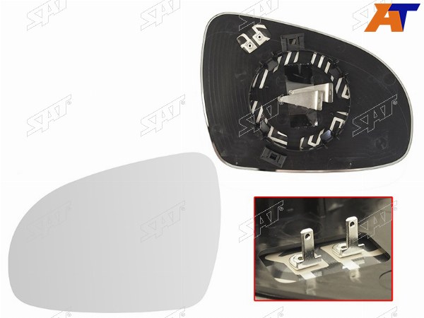 Полотно зеркала KIA SPORTAGE IV 16-22 LH с обогревом