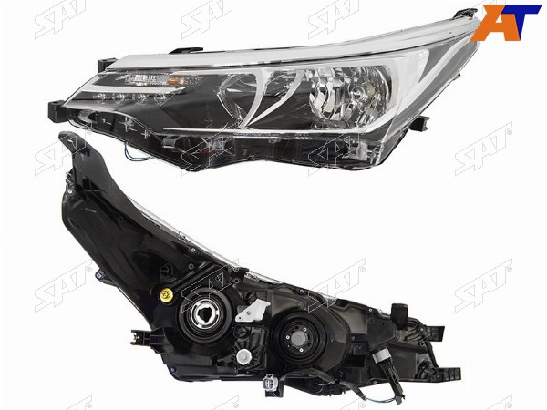 Фара TOYOTA COROLLA 16-19 LH с электрокорректором