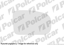 387555-E CRV 0297-2001 СТЕКЛО ЗЕРКАЛА ПРАВОЕ ВЫПУКЛОЕ