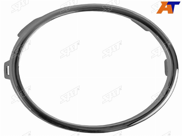 Оправа ПТФ VW GOLF VI 08-12 5DTIGUAN 11-17CADDY 10-15 RH хром ободок