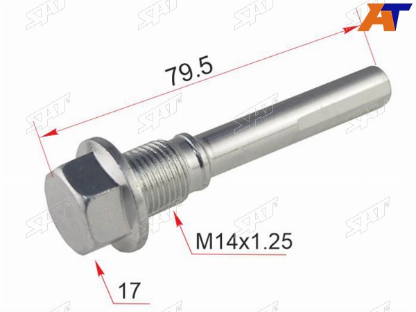 Направляющая суппорта FR MITSUBISHI COLTLANCERMIRAGE
