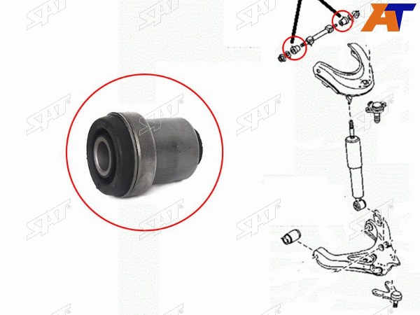 Сайлентблок переднего верхнего рычага MAZDA BT-50 06-11FORD EVEREST 06-RANGER 06-12