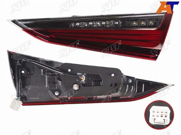 Фонарь в крышку багажника LEXUS ES 18-21 RH LED