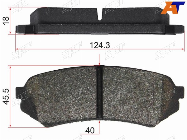 Колодки тормозные зад TOYOTA LAND CRUISER 100LEXUS LX470 98-07