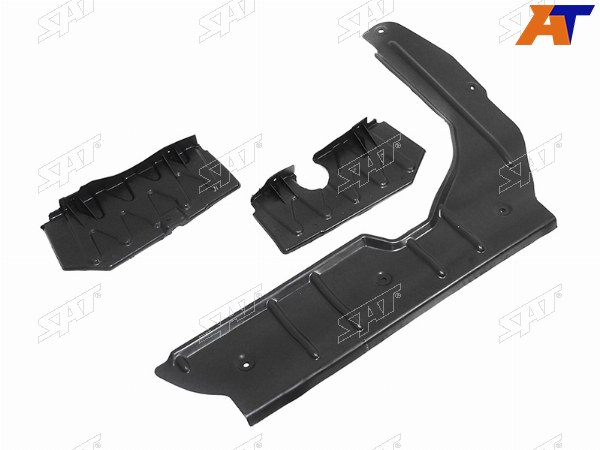 Защита двигателя KIA RIO 05-11HYUNDAI ACCENT 06-10 из 3х частей
