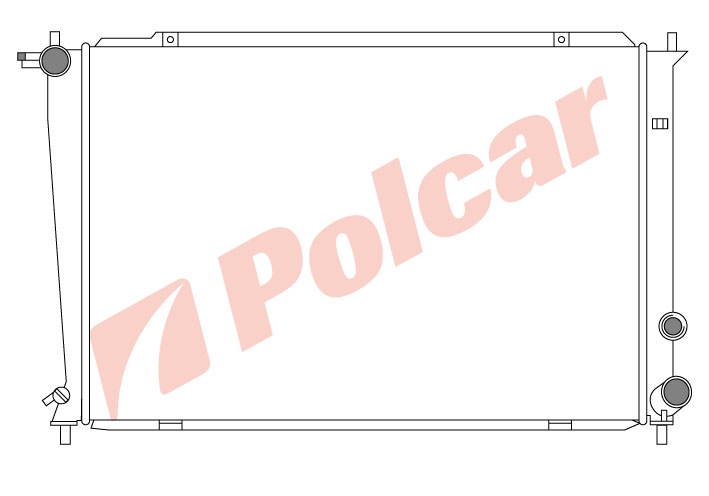 406208-1 H1STAREX 98-05  РАДИАТОР 650X438X26 M+-C