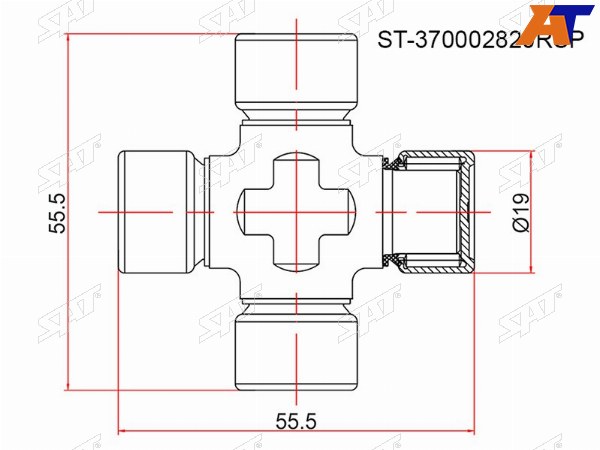 Крестовина RENAULT DUSTER 11-
