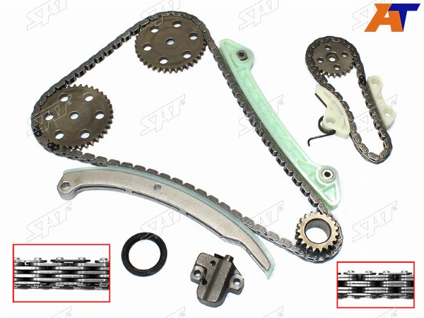 Комплект цепи ГРМ MAZDA 356ATENZAAXELAMX-5TRIBUTEFORD L8LF 1.82.0 (L=134) 02-