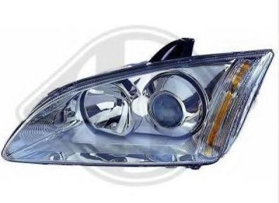 431-1167L-LEHM1 FOCUS II 05- ФАРА ЛЕВАЯ ХРОМ ПОД КСЕНОН