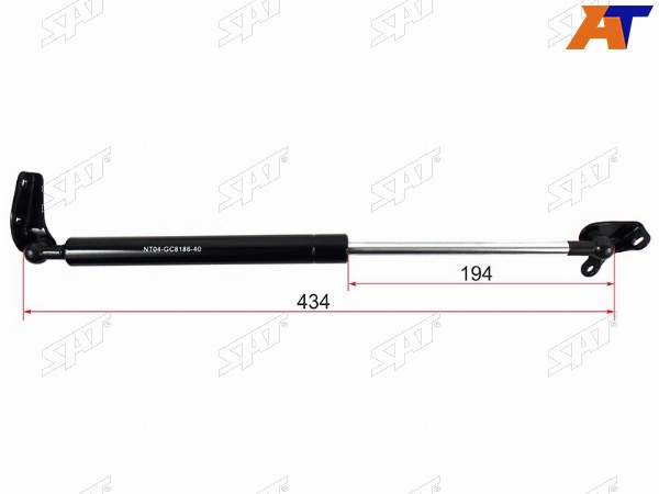 Амортизатор крышки багажника  HONDA FITJAZZ GD1-4 01-07 5D LH