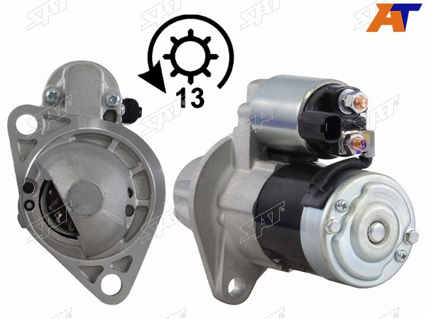 Стартер Nissan Primera 01-08  X-Trail 00-07 (1,4 kW Z=13)