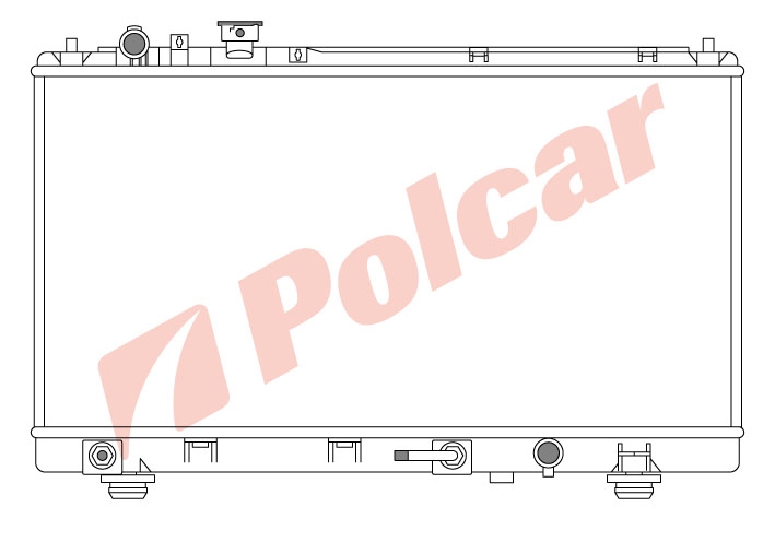 455508-1 РАДИАТОР ОСНОВНОЙ 690Х353Х16  1,8А С+-