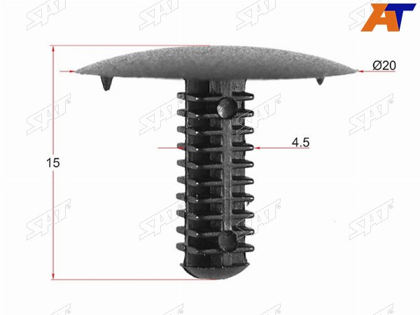 Клипса фиксатор TOYOTALEXUSNISSANHONDA (1 шт.)