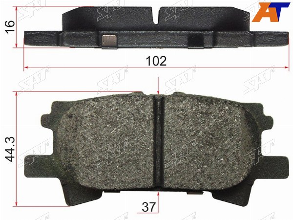 Колодки тормозные зад TOYOTA HARRIERLEXUS RX330350 03-