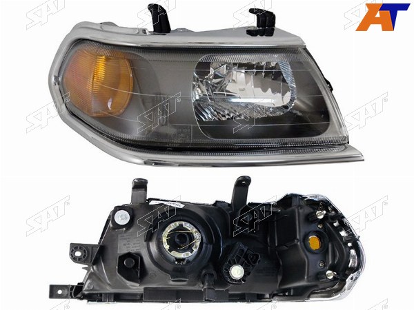 Фара MITSUBISHI PAJERO SPORT 00-08 RH с электрокорректором (Евросвет)