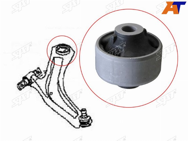 Сайлентблок FR рычага задний  NISSAN Murano Qashqai X-Trail  2007-2014