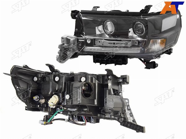 Фара TOYOTA LAND CRUISER 200 15-21 LH LED EXECUTIVE BLACKWHITE