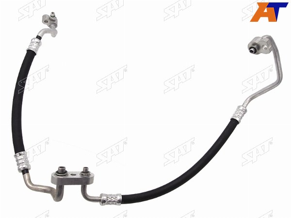Трубка кондиционера CHEVROLET AVEO 11-15 (двойная) (от компрессора к радиатору)