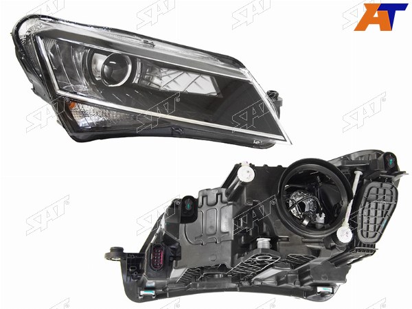 Фара SKODA SUPERB 15-19 RH не ксенон