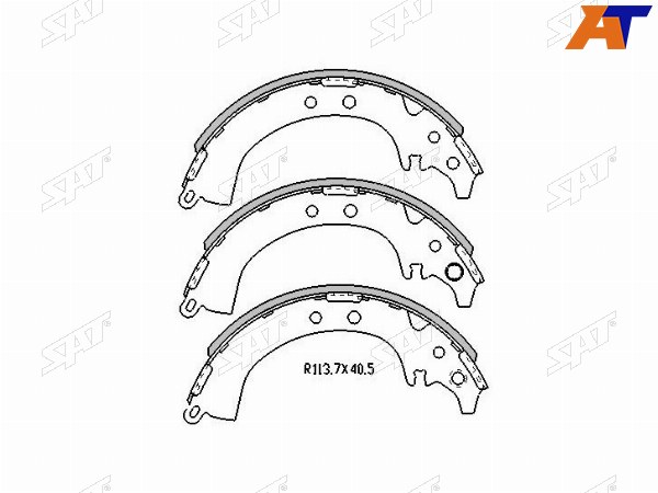 Колодки тормозные барабанные зад TOYOTA RAV4 SXA1CA2 96-05