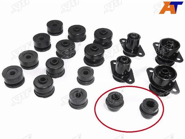Опоры рамы кузова (комплект) TOYOTA LAND CRUISER J10 98-07 (уценка на 10%)